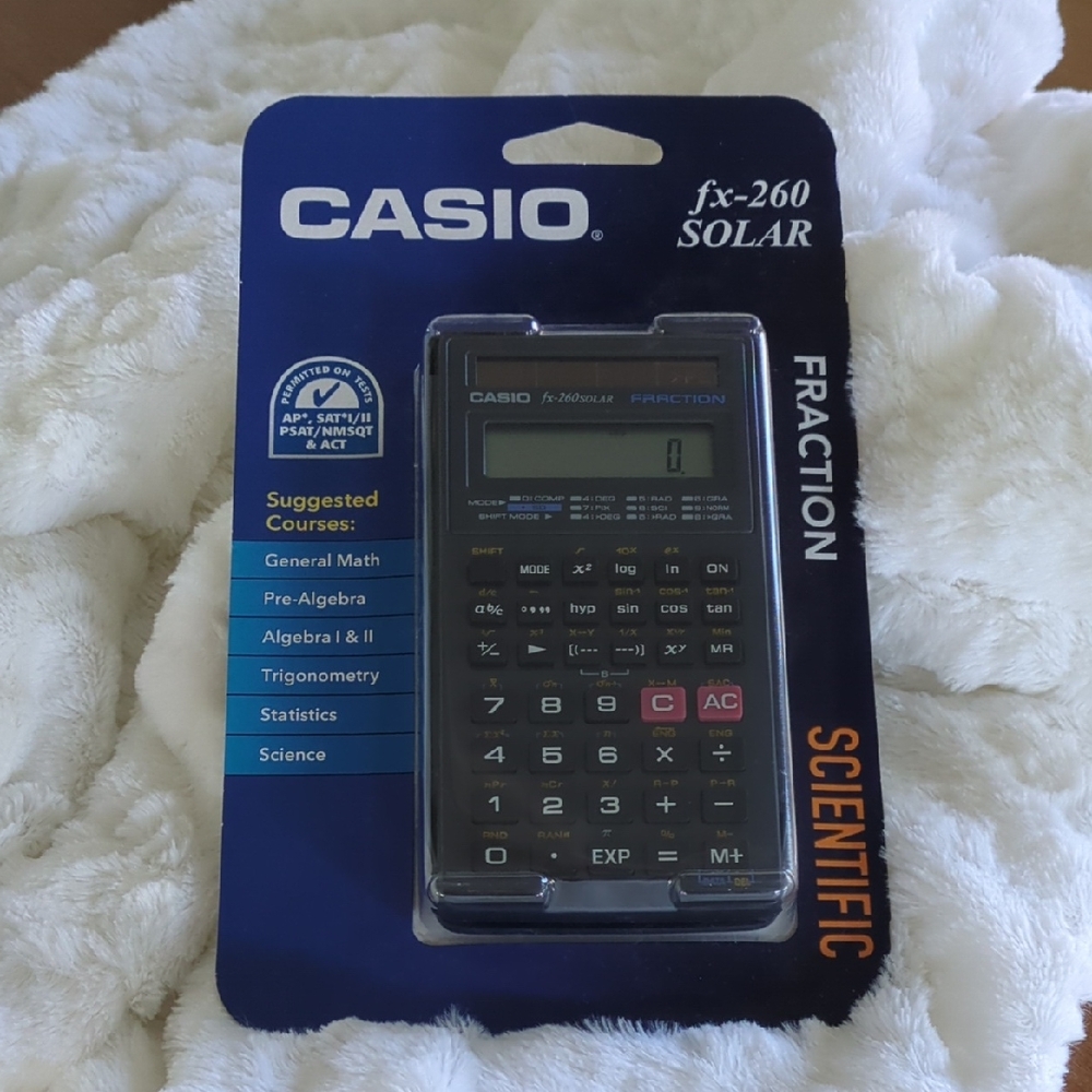 Casio FX-260 Solar Scientific Calculator - Black
